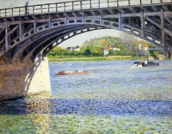 Gustave Caillebotte : The Argenteuil Bridge and the Seine